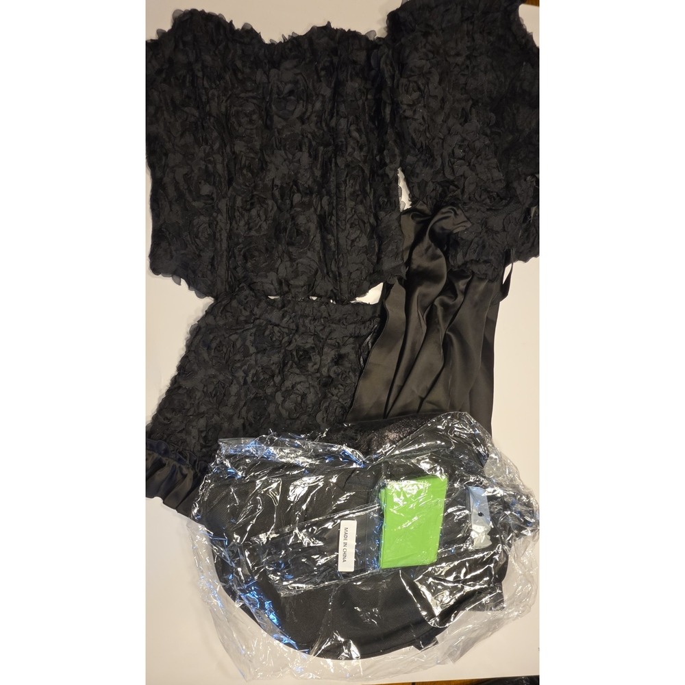 Dolls Kill Misunderstood Witch Costume LG Trickz N' Treatz Wicked Elphaba Inspo